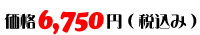 価格：6,750円（税込み）